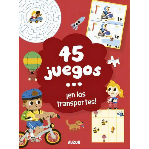 45 Juegos En Los Transportes, De Rennocks, Sam. Editorial Auzou, 2023