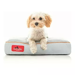 Brindle Soft Memory Foam Dog Bed With Removable Washable Color Piedra