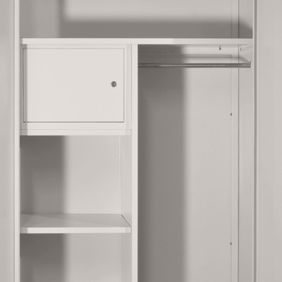 Locker Gabinete Universal Tipo Closet Caja Seguridad Anaquel Color Gris