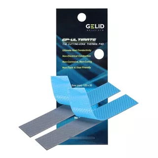 2x Pad Térmico Gelid Gp-ultimate Tp-vp04-r-d 15w 120x20x2mm Color Gris