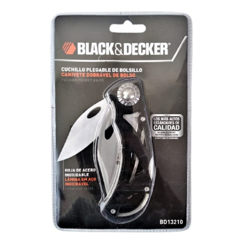 Cuchillo Plegable De Bolsillo Black+decker Bd13210