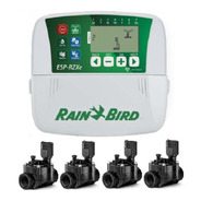Programador Riego Rain Bird Rzxe4+ 4 Válvulas Conector Wifi