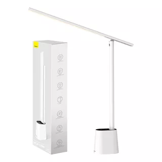 Lúminaria De Led Articulada P/ Mesa 180º Baseus Recarregável