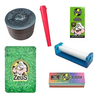 Kit Picador Metal 4p Bulldog Armador Bolsita Celulosa Tip