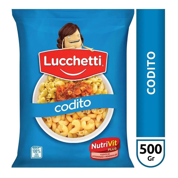 Lucchetti Fideos Coditos X 500 Gr