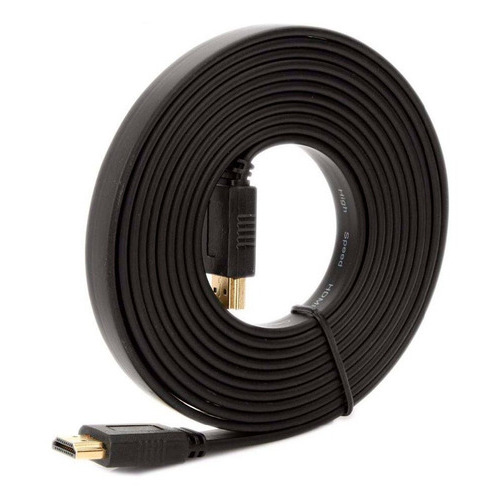 Cable Hdmi 4k Plano 3mts 1.4 High Speed 3d Skyway Oro Hd
