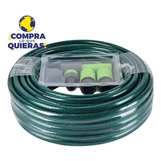 Rollo Manguera Tipo Culebra Resistente 1/2puLG 50 Mts Gs