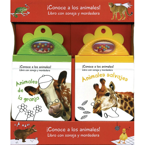 2-Pack Animales De La Granja-Animales Salvajes, de Varios autores. Serie 2-Pack Animales Acuaticos / Crias De Animales Editorial Jo Dupre Bvba (Yoyo Books), tapa dura en español, 2018