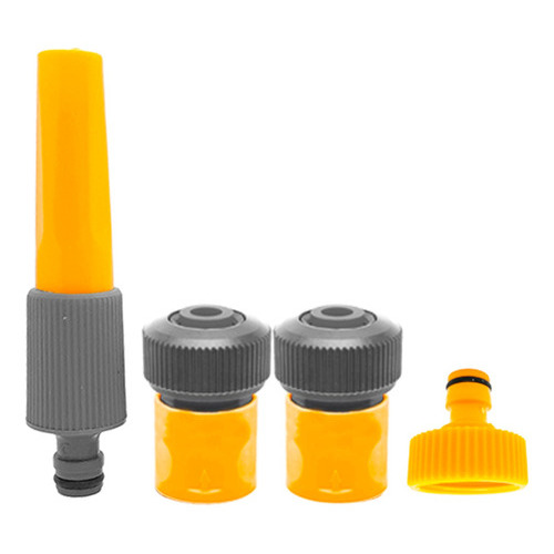 Kit Básico Para Manguera De Riego 3/4 Pulgada H4634 Aquaflex Color Naranja/Gris