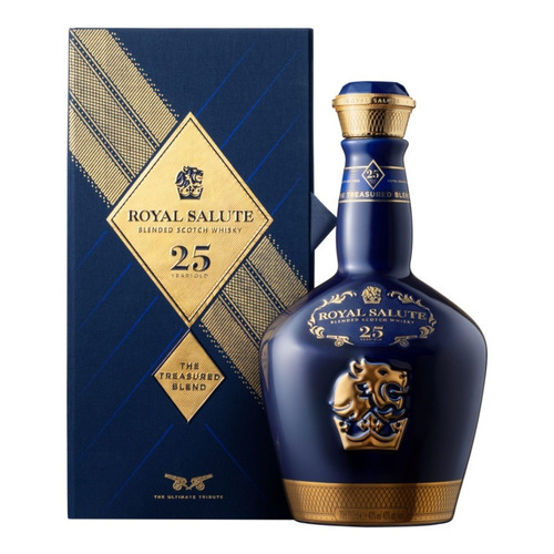 Whisky Chivas Regal 25 Años Royal Salute Con Estuche Escoces