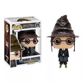 Figura De Acción  Harry James Potter With Sorting Hat De Funko Pop! Movies