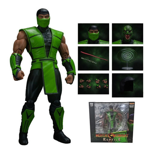 Storm Collectibles Mortal Kombat Reptile 1:12 Scale Acti Fig