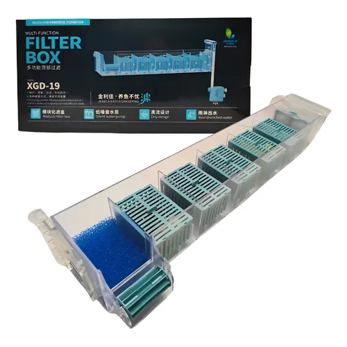 2/2 ふくちゃん Filtro de Cascata Jeneca XGD-19 Externo/Interno 200L 400l/h 6W