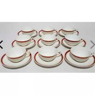 Xícaras E Pires Para Café Em Porcelana Brennand