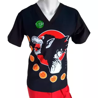 Conjunto Medico Scrub Quirurgico Hombre Goku Black Dragon Ba