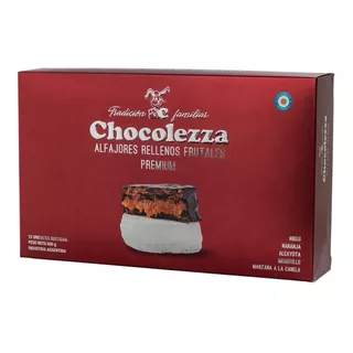 Alfajores Chocolezza Premium Frutales X 12 Unidades 