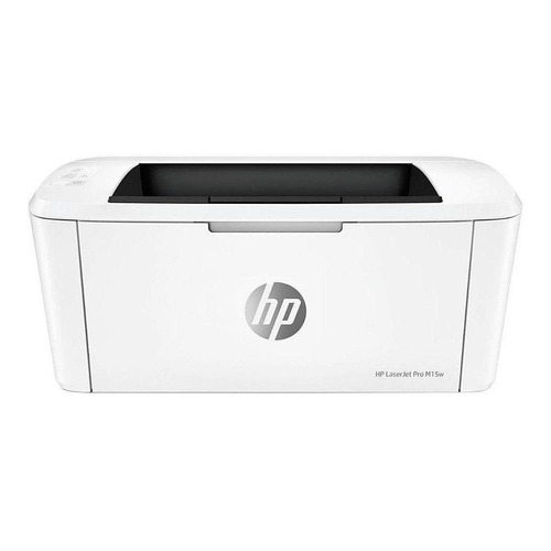 Impressora função única HP LaserJet Pro M15w com wifi branca 220V - 240V