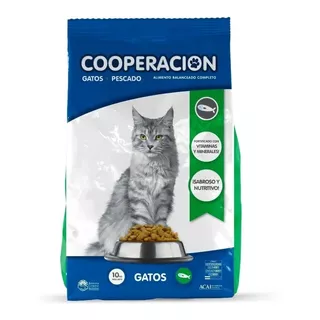 Alimento Cooperacion Gato Adulto Sabor Pescado X 10kg