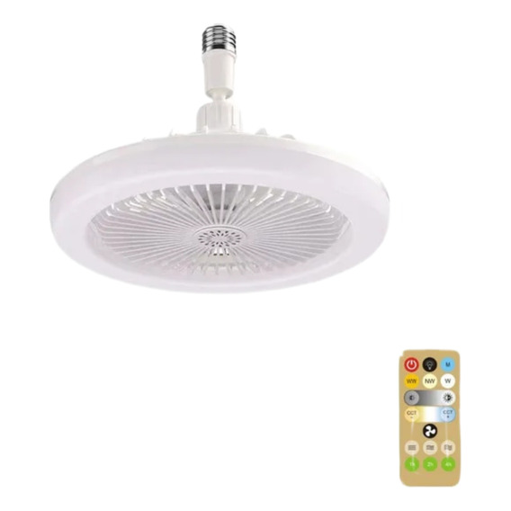 Foco Led Ventilador Silencioso 3 Velocidades Aromaterapia