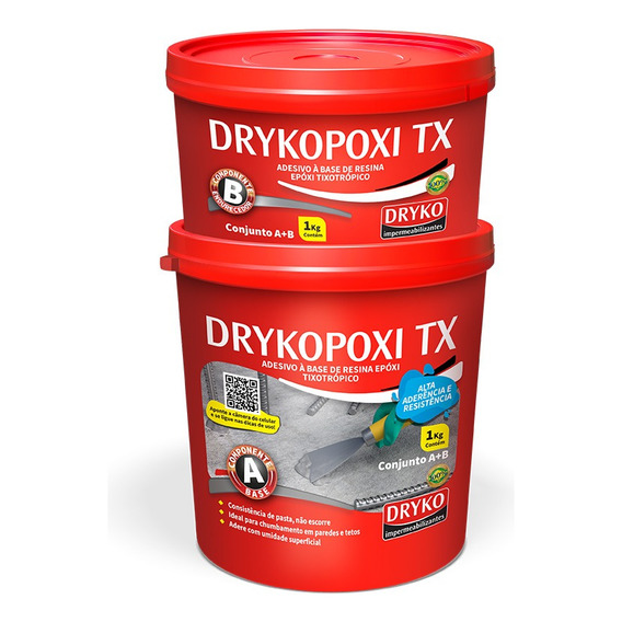 Drykopoxi Tx Adhesivo Epoxi Union Reparacion De Estructuras