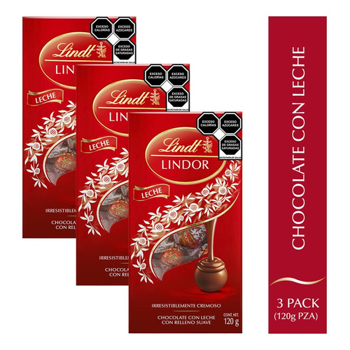 Lindt Lindor chocolate con leche 120g
