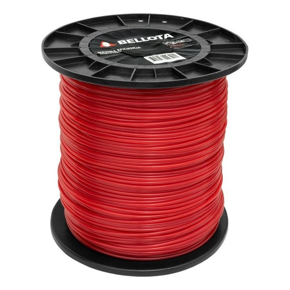 Nylon Rojo Guadañadora 3.3 Mm Redondo X 400 Metros - Bellota