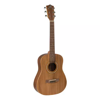 Guitarra Acústica Bamboo Ga34 Baby Koa Viaje Con Funda Color Natural Material Del Diapasón Nogal Orientación De La Mano Diestro