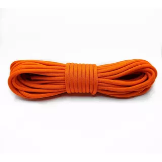 Corda Paracord 550 4mm 7 Filamentos 30m - Laranja Cítrico