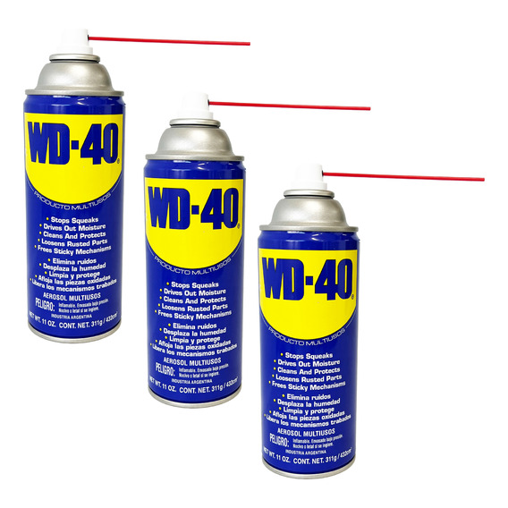 Wd40 Grande 311g Aerosol Lubricante Multiuso - Pack X3