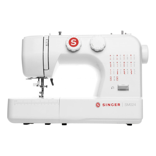 Máquina de coser recta Singer SM024-RD portable blanca 220V