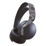 Auricular Gamer Inalámbrico Ps5 Sony Pulse 3d Gray Camo