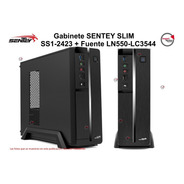Gabinete Sentey Slim Ss1-2423 + Fuente Ln550-lc3544