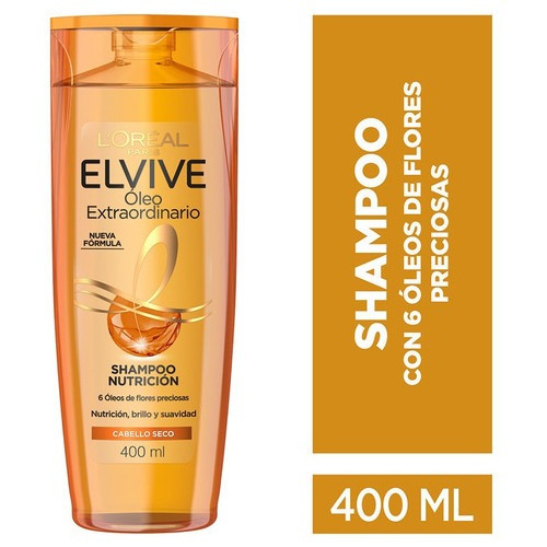 Shampoo Elvive Oleo Extraordinario Nutrición Universal 400ml