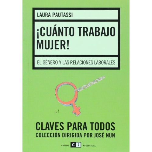 Cuanto Trabajo Mujer (claves Para Todos, De Pautassi L., Vol. 1. Editorial Capital Intelectual, Tapa Blanda En Español