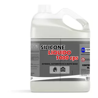 Silicone Líquido V1000 Oleo Puro Para Uso Indutrial 5l