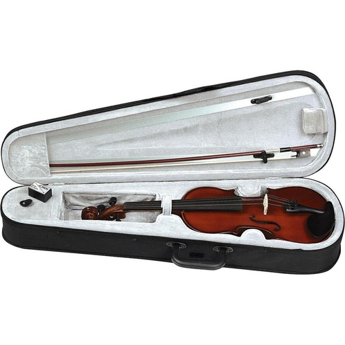 Gewa Ps401611 violín 4/4 con arco estuche delux brea color madera