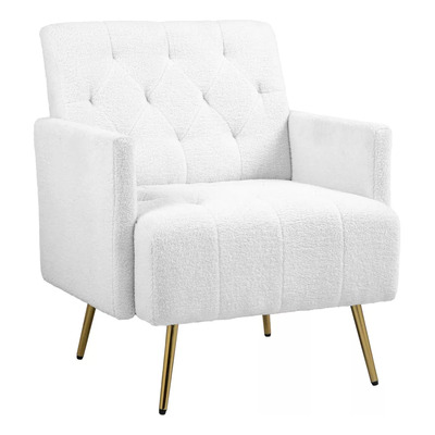 Silla De Acento Moderna Color Blanco Hogar Negocios