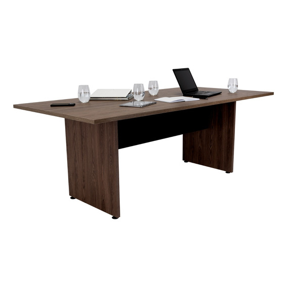 Mesa De Reunion Home Office M 200 Rta Wengue Coñac