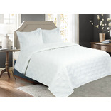 Cubrecamas Cover Quilt Verano 1 Plaza F. Almohadon Dkama D2 Color D4 - Blanco