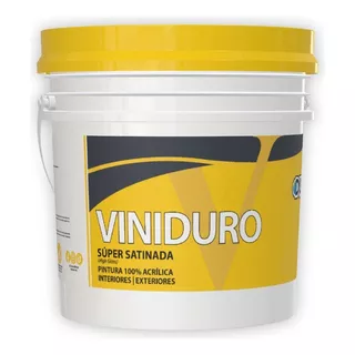 Pintura 100% Acrílica Satinada Viniduro Dumex 4 Litros