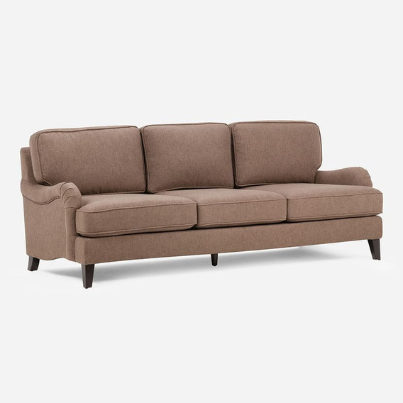 Sofa  Rosen Kingsgate Tela 3 Cuerpos Marron