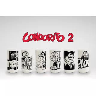 Condorito 2 - Juego De 6 Vasos