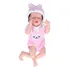 Baby Toy 12in Girl Doll Lovely Long Eyelashes Soft Silicone