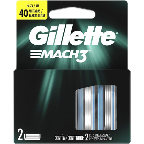 Repuestos Para Afeitar Gillette Mach3 2pzs 30 Afeitadas