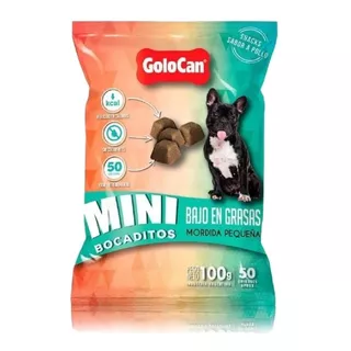 Mini Bocaditos Golocan Bajo Engrasas Perros Cachorros 40%off