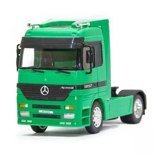 Miniatura Caminhão Carreta Mercedes Actros 4x2 1:32 Welly