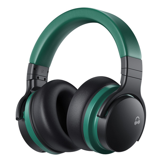 Cowin E7C Verde Auriculares Inalámbricos Bluetooth ANC, Cómoda Experiencia Inalámbrica, Peso Ligero, Bluetooth 5.0, Micrófono Para Llamadas, 30 Horas De Tiempo De Juego En Viajes/Trabajo