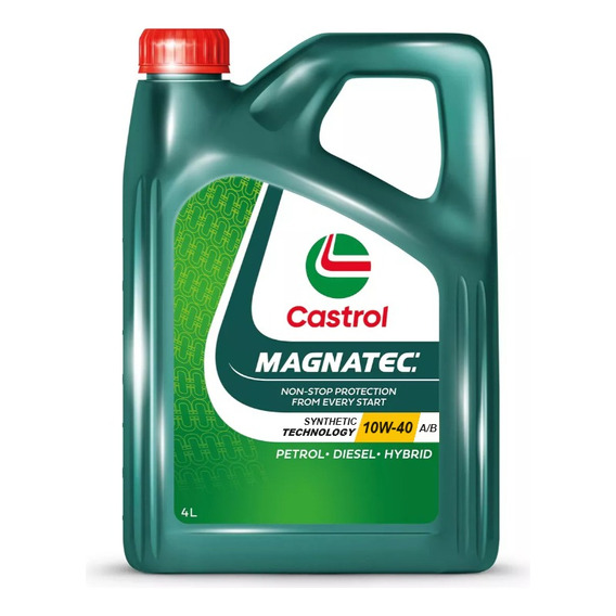 Aceite Castrol Magnatec 10w40 Semi Sintético A3/b4 Sn/cf 4l