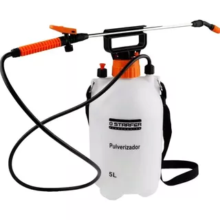 Pulverizador Veneno Bomba Compressão 5l Starfer Lateral Cor Branco