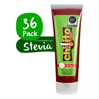 36 Pack Chilito Sirilo Stevia 300ml Sin Azúcar